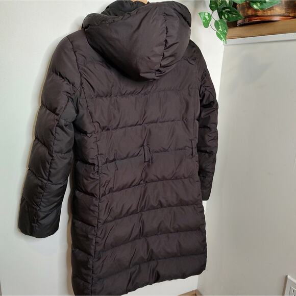 J. Crew Long 'Wintress Puffer' Jacket in Black Size Medium Petite - Picture 7 of 13